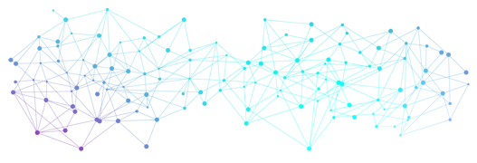 Connected network visualization